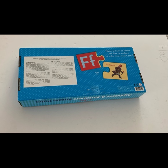 Eeboo Alphabet & Numbers Puzzle Pairs - Picture 4 of 4
